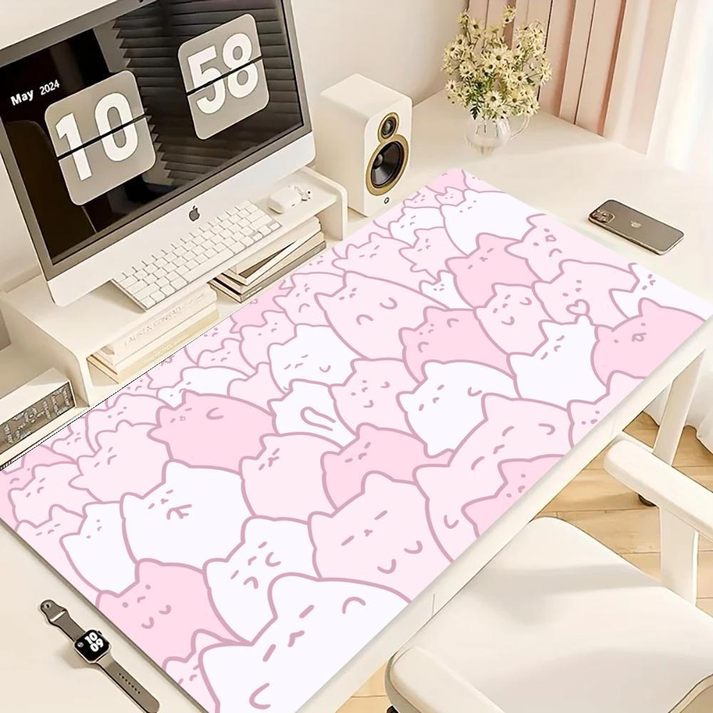 Desk Setup Art - Podkładka pod mysz do gier, duża