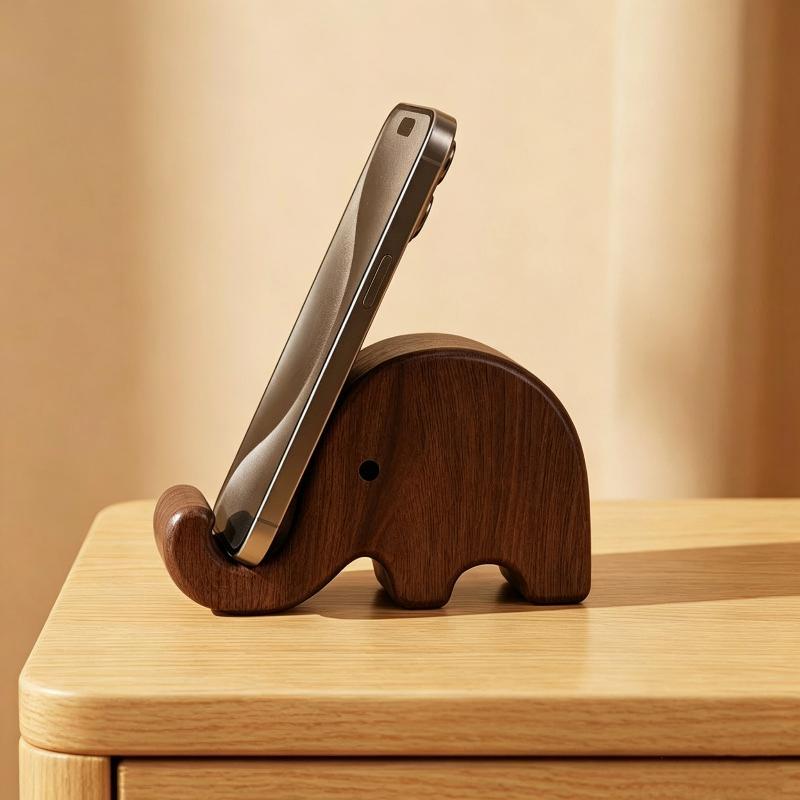 Desk Setup Decor - Prosty, kreatywny stojak na telefon z