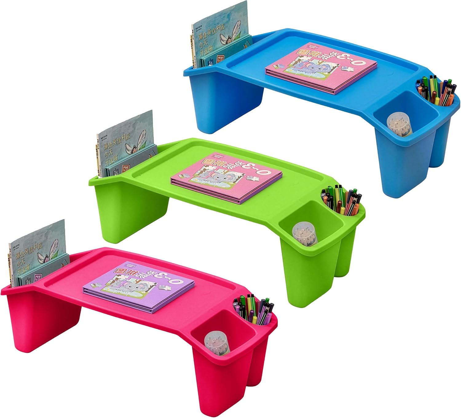 Desk Setup Art - Zestaw 3 przenośnych stolików na kolana