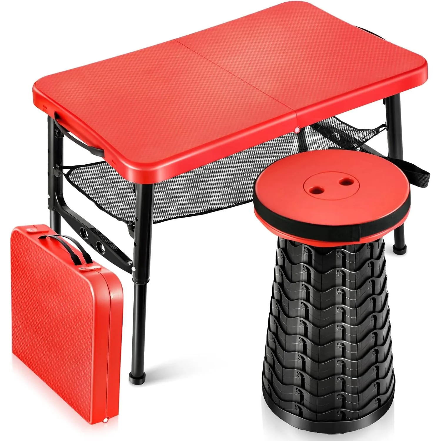 Desk Setup Ideas - Zestaw składanych stołów i stołków Przenośny