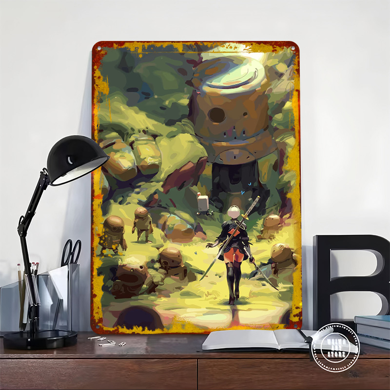 Nier Automata: 2B w lesie - me – Desk Setup Art recenzja i cena