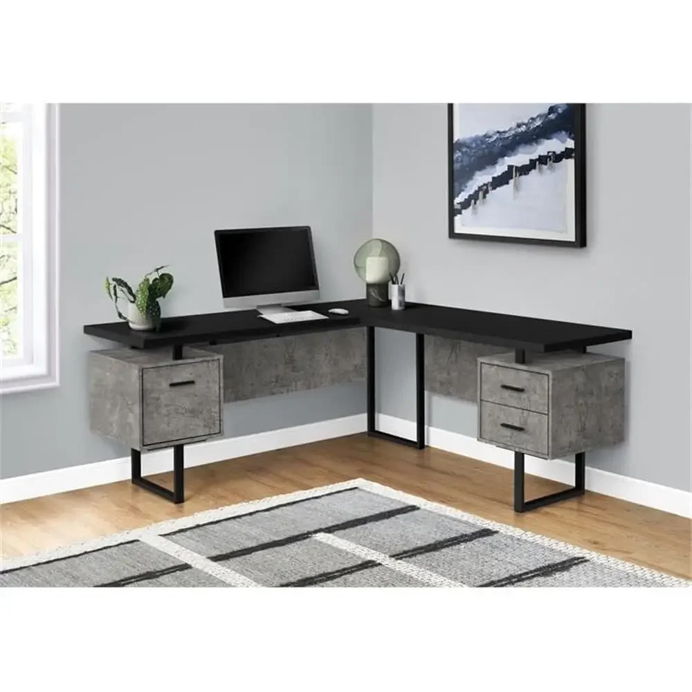 Biurko komputerowe w kształcie – L Shaped Desk Setup recenzja i cena