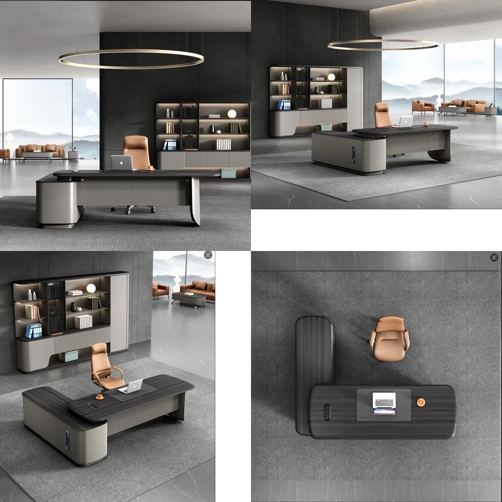 Nowoczesne luksusowe biurko w  – Work Desk Home Setup recenzja i cena