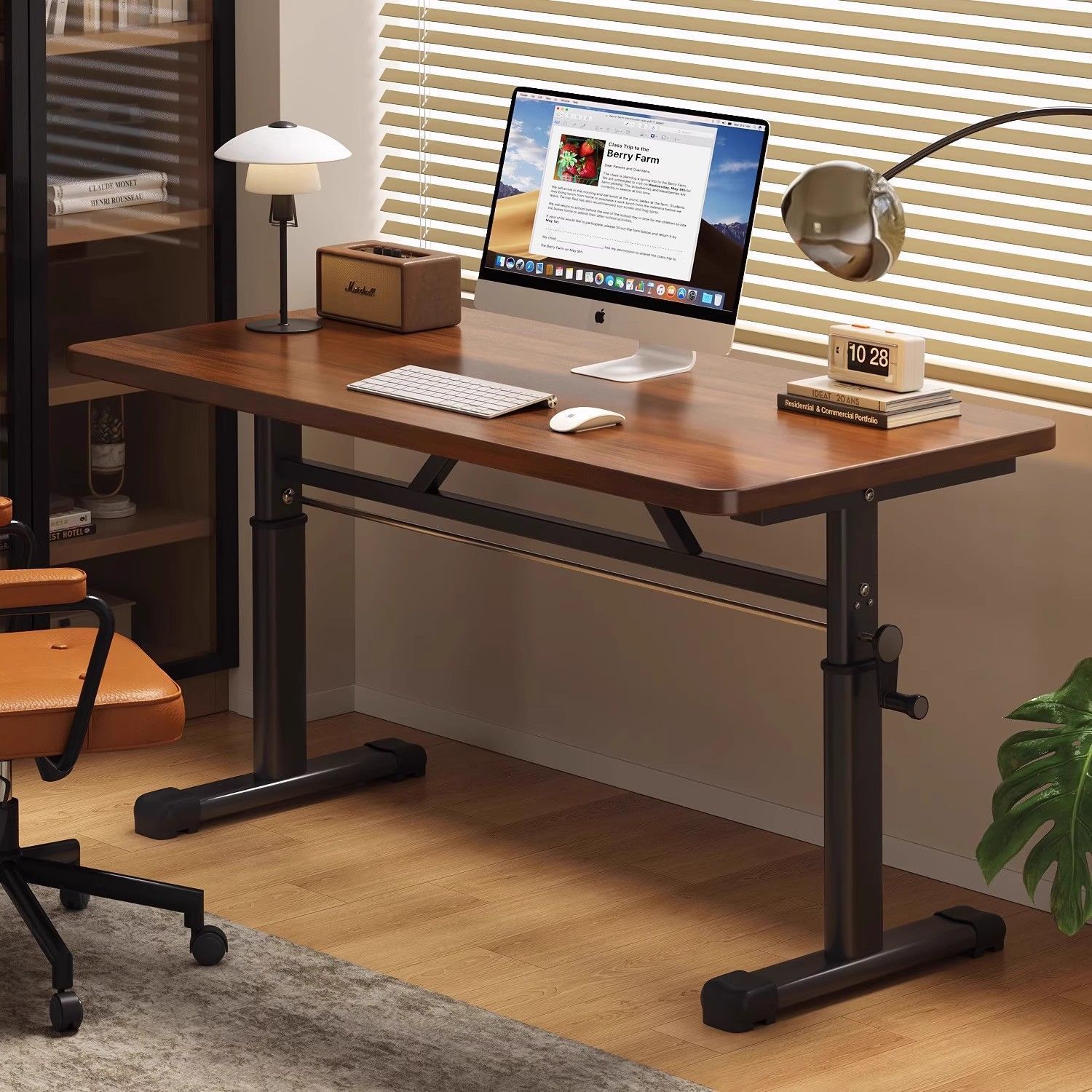 Nowoczesne, proste biurko komp – Desk Setup Ideas recenzja i cena