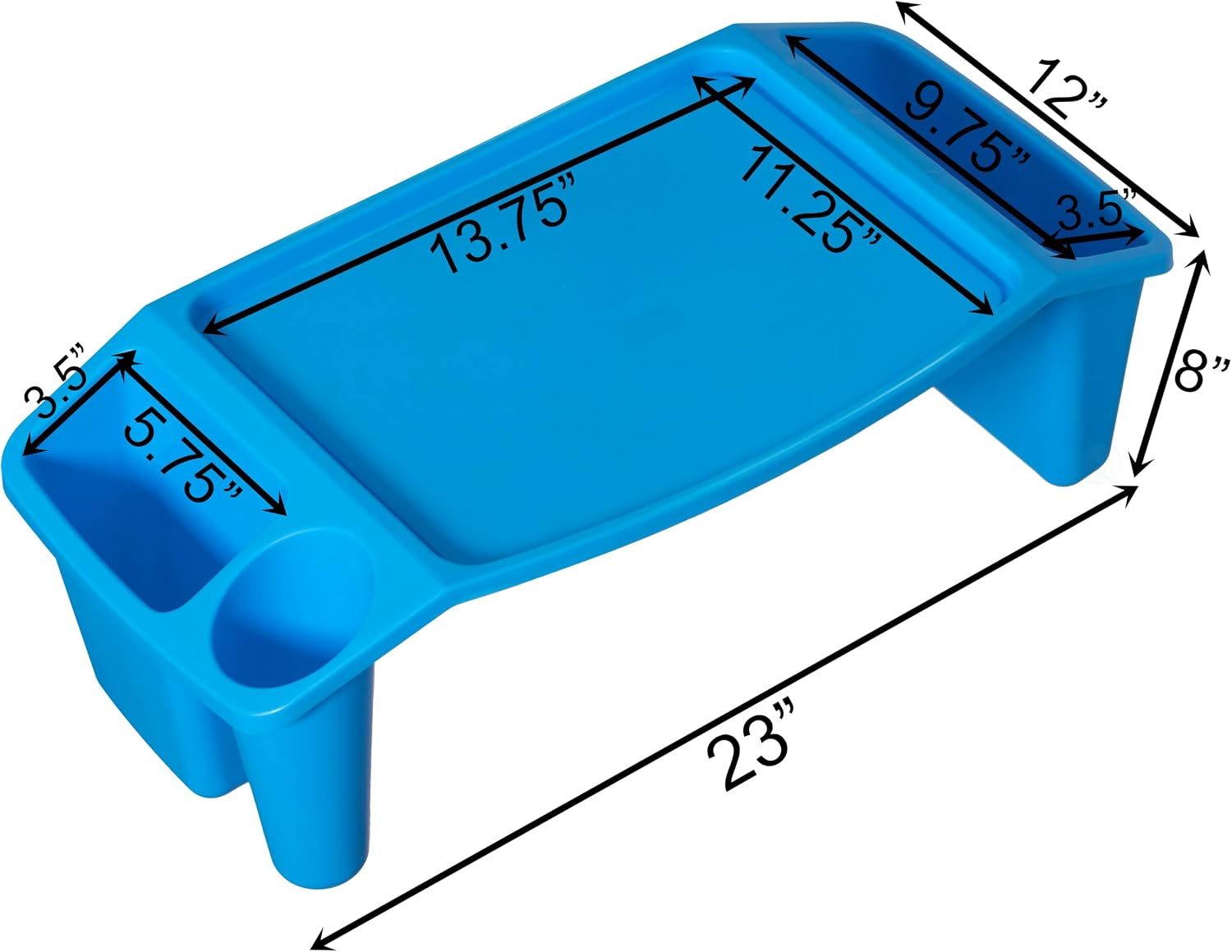 Zestaw 3 przenośnych stolików  – Desk Setup Art recenzja i cena