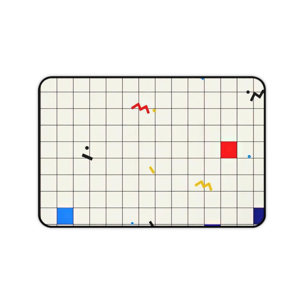 Retro Geometryczna Podkładka n – Desk Setup Art recenzja i cena
