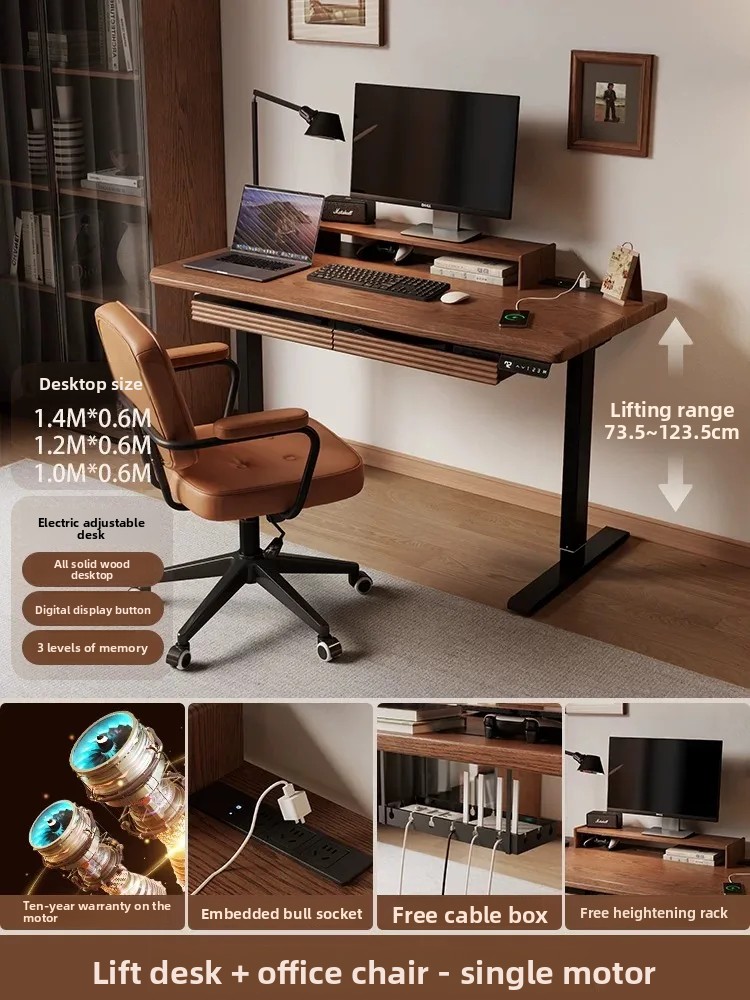 Biurko komputerowe z regulacją – L Shaped Desk Setup recenzja i cena