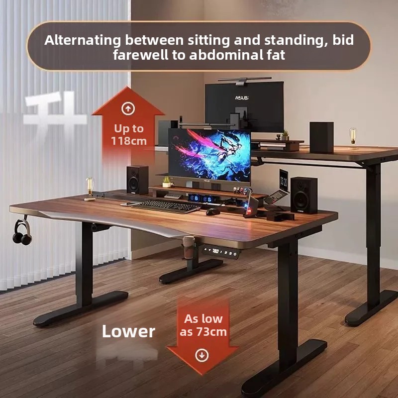 Biurko komputerowe z regulacją – L Shaped Desk Setup recenzja i cena