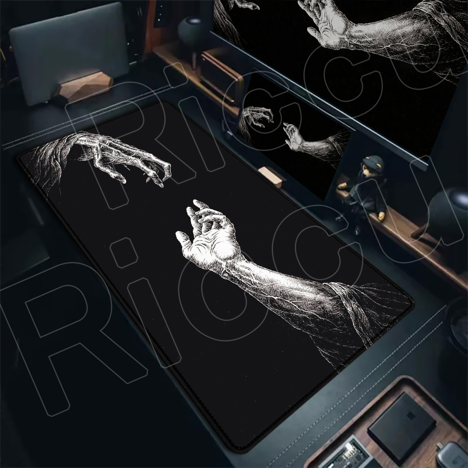 Duża podkładka pod mysz HD, cz – Desk Setup Art recenzja i cena