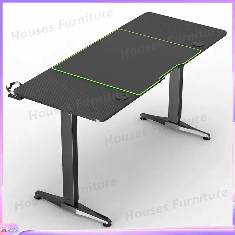 Duże biurko gamingowe z oświet – L Shaped Desk Setup recenzja i cena