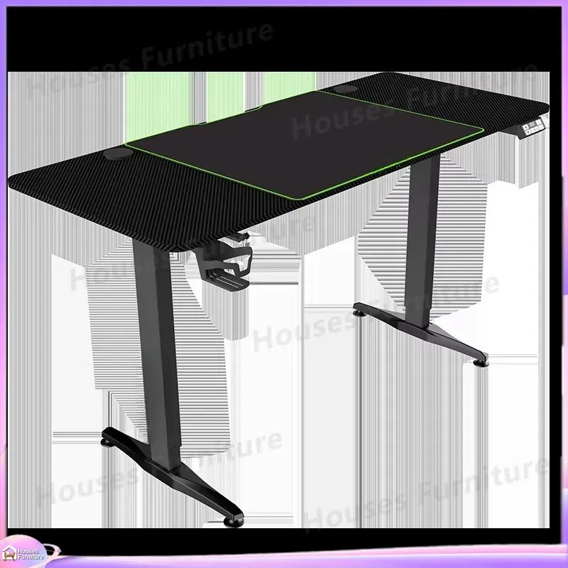 Duże biurko gamingowe z oświet – L Shaped Desk Setup recenzja i cena