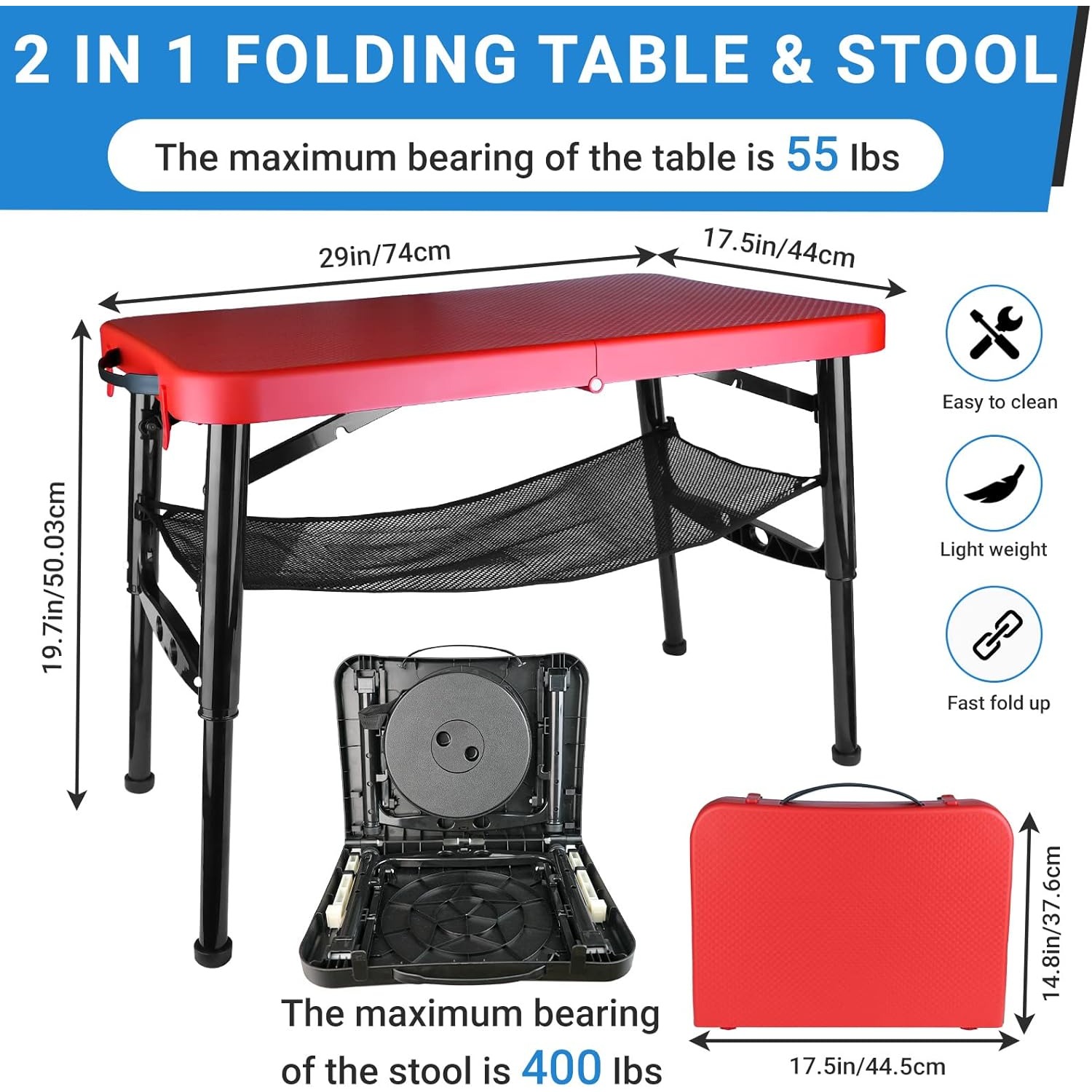Zestaw składanych stołów i sto – Desk Setup Ideas recenzja i cena