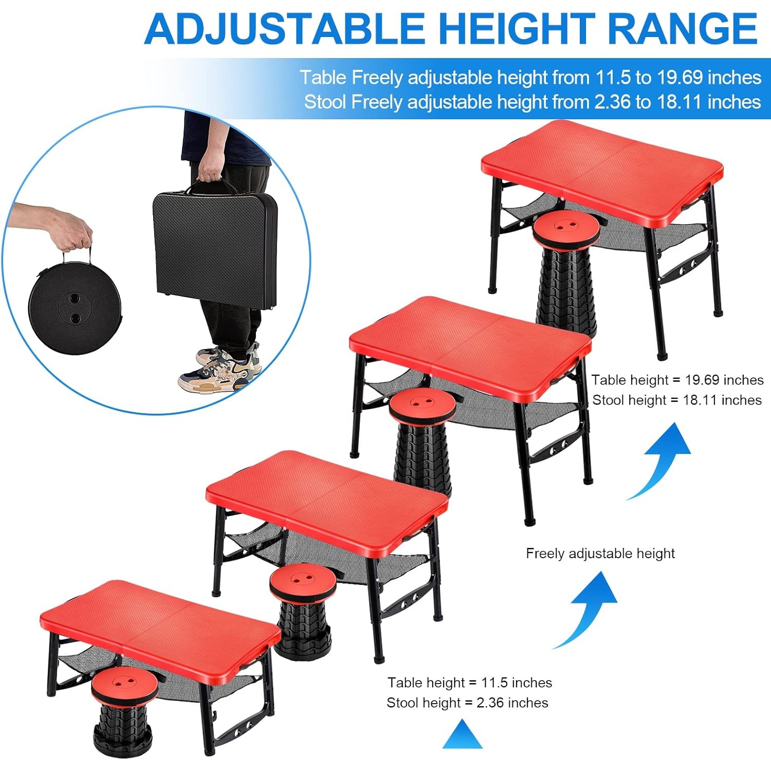 Zestaw składanych stołów i sto – Desk Setup Ideas recenzja i cena